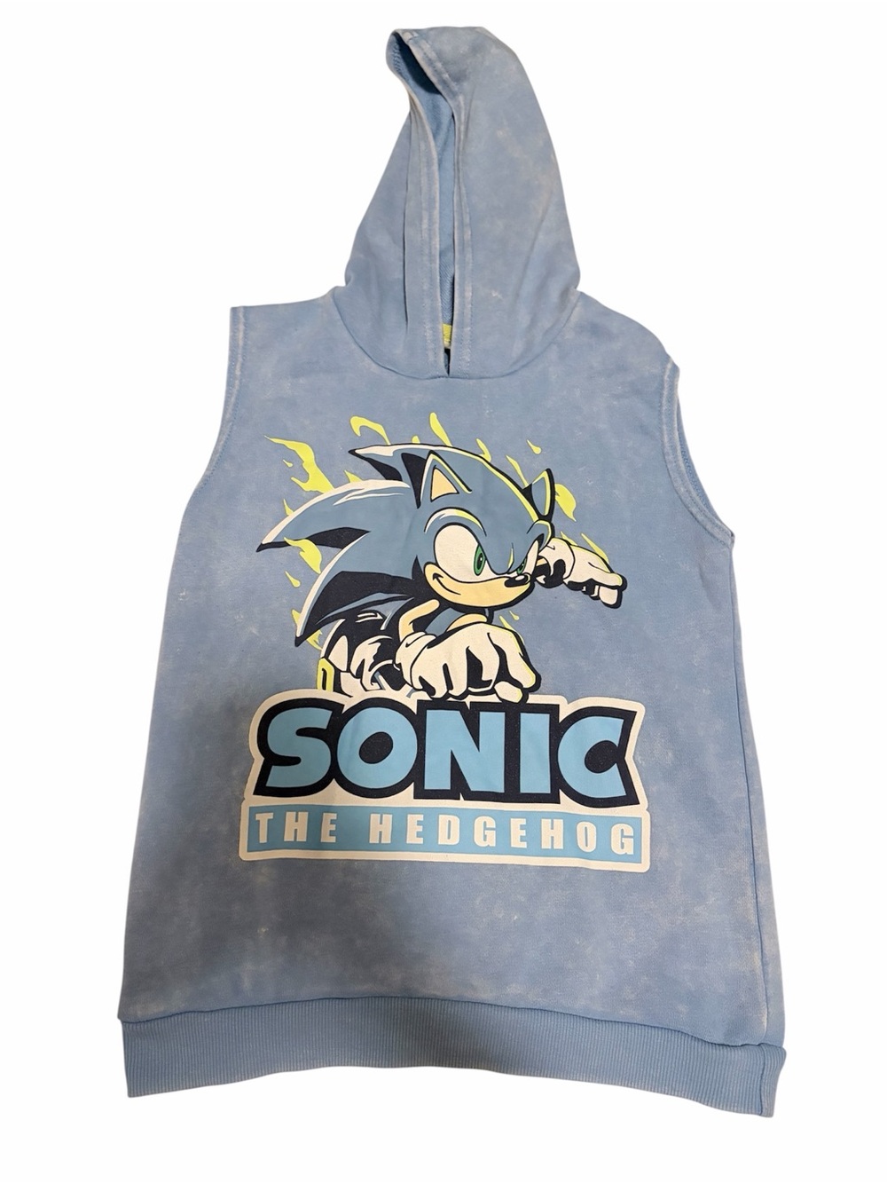 5/$30 🎈 Sonic the hedgehog small sleeveless graphic hoodie